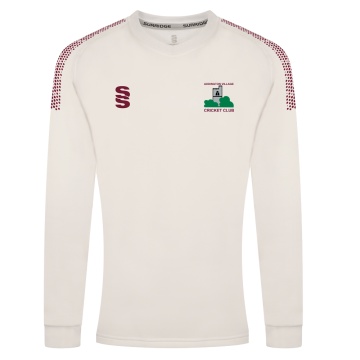 ADDINGTON VILLAGE CC BLAST LONG SLEEVE WOMEN'S SWEATER - Ivory