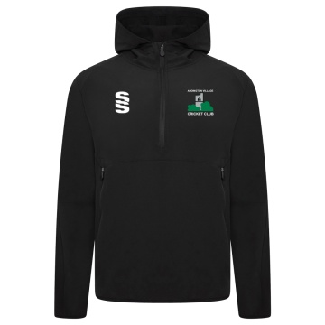ADDINGTON VILLAGE CC Dual Elite 1/4 Zip Hoody / Rain Jacket : Black