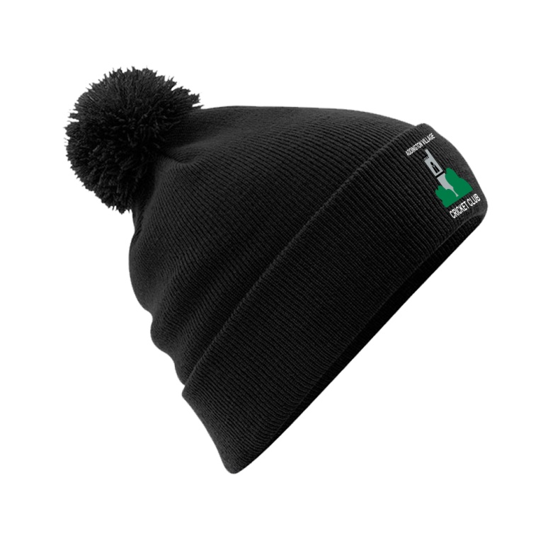 ADDINGTON VILLAGE CC Original Pom Pom Beanie : Black