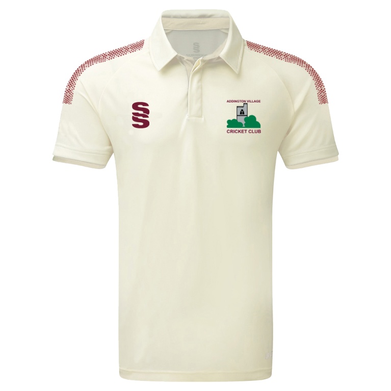 ADDINGTON VILLAGE CC Dual Cricket Shirt Short Sleeve Womens