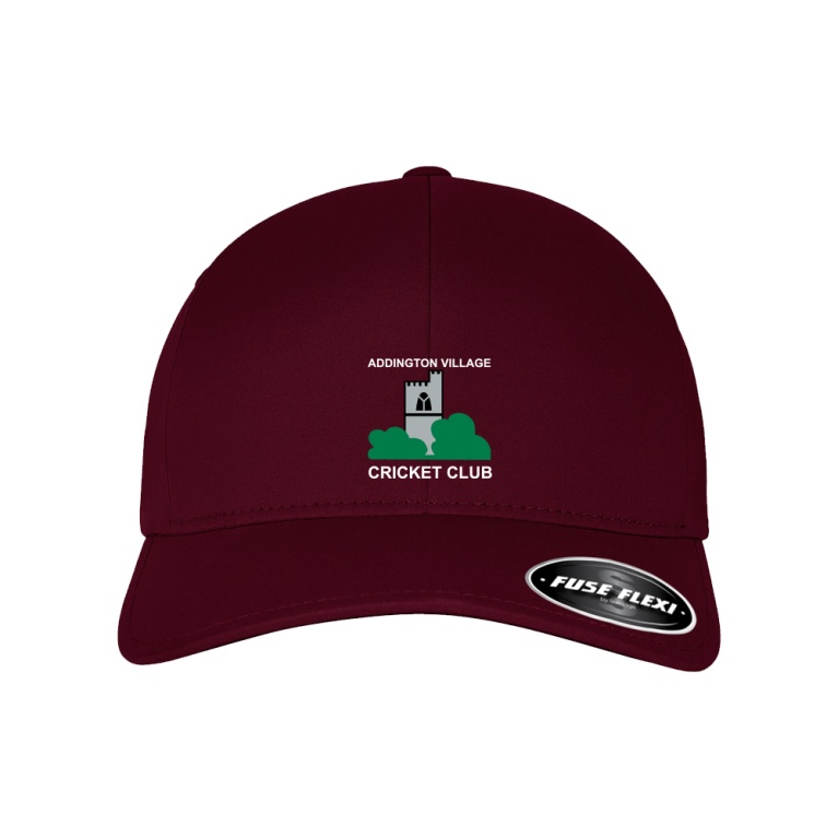 ADDINGTON VILLAGE CC Fuse Flexi Cap - Maroon